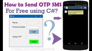 How to Generate and Send OTP SMS For Free using C#.NET?[With Source Code]