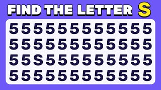 Find the ODD One Out - Numbers and Letters Edition ✅ Easy, Medium, Hard - 30 lev