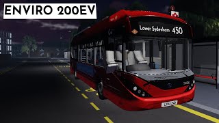 Driving 450 to Thornton Heath, Parchmore Road in Enviro200 EV (Roblox Croydon)