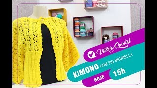 Aprenda a fazer um Kimono com Vitória Quintal