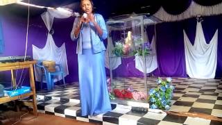 Pastor Lucy Paynter in Kenya