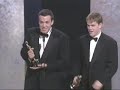 Ben Affleck and Matt Damon Win Best Original Screenplay for Good Will Hunting  70th Oscars (1997)