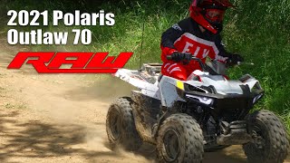 2021 Polaris Outlaw 70 Test Ride, RAW