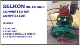 SELKON OIL ENGINE CONVERTED AIR COMPRESSOR - ENGLISH - 9655321216