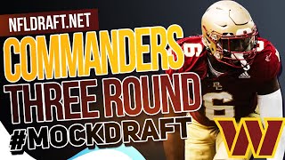 Washington Commanders 3-Round Mock Draft: Building on Daniels Success!