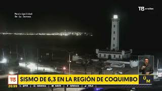 Sismo de 6.4 se registró en la región de Coquimbo