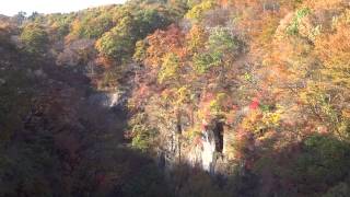 雪割橋の紅葉　福島県・西白河郡西郷村