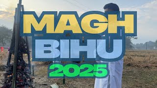 Bhogali Bihu 2025 || Meji and Bhela ghor || Assamese Tradition