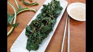 Ginger Sesame Kale | SAM THE COOKING GUY