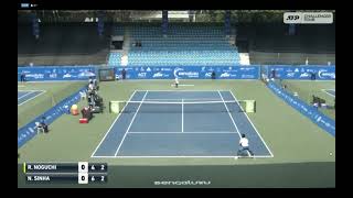 Nitin Kumar Sinha vs Rio Noguchi - ATP Bengaluru Challenger 2022 QR2