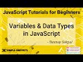 7 - Variables and Datatypes in JavaScript | JavaScript Programming tutorials for Beginners