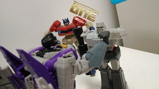 Transformers ONE my finger can transform recreation scene in stop motion