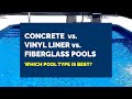 Concrete vs. Fiberglass vs. Vinyl Pools: Which Swimming Pool Is Best?