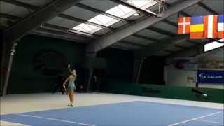 OSTAPENKO Jelena - KOSTOVA Elitsa - Hart Open 2014 Zawada k/Opola - II półfinał