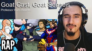 KURO REACTS to Anime Sensei Rap Cypher | GameboyJones ft None Like Joshua, Zach B, FrivolousShara &+