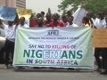 Nigerian Groups Protest Over Xenophobia Attacks In South Africa