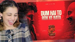 DUM HAI TO ROK KE BATA🔥: ALLU ARJUN | PUSHPA 2 THE RULE | SUKUMAR | FAHADH FAASIL | DSP