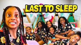 Best Friend Sleepover SURPRISE + Last to sleep wins $100 Prize ! 😱💸