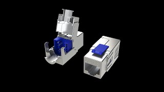 LINKUP RJ45 Cat8 \u0026 Cat6A Field Termination Keystone (Tool-less) Step-by-Step  Easy Assembly Guide