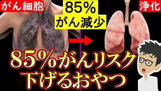 がんリスクを下げるおやつ3選！大腸がん肺がん膵臓がん子宮体がんの確率低下【悪性新生物｜胃癌｜原因｜肝臓がん】