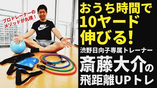 20分で飛距離アップのメソッドが丸わかり！渋野日向子専属トレーナーが教える飛ばしのトレーニング