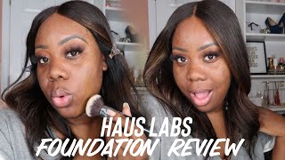 New! Haus Labs Triclone Skin Tech Foundation | Review + Wear Test | Allurebyash