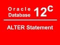 Oracle SQL PLSQL 12C Tutorial 15 - ALTER Statement
