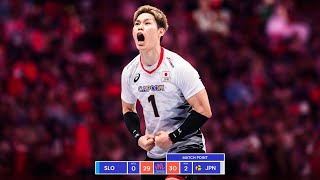 Yuji Nishida DOMINATED Against Slovenia in Men's VNL 2024 !!!