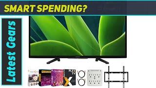 Sony KD32W830K 32-inch W830K HD LED HDR TV Review - Google TV Bundle