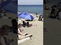 🇪🇸 Sunny day at Barcelona beach Spain