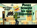 POOPY BROUGHT HIS NEW INVENTION IN SCHOOL - Melon Playground 11.0 NEW UPDATE