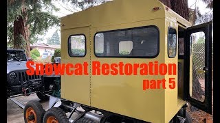 Frandee Sno Shu Model E Snowcat Restoration Part 5