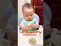 baby mukbang food baby eats breakfast baby like 🥟🥟 shorts viralvideo