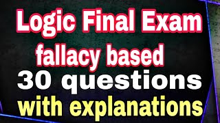 🔴Logic Final Exam freshman fallacy based part three/Ethiopia/ebstv/FRESHMAN