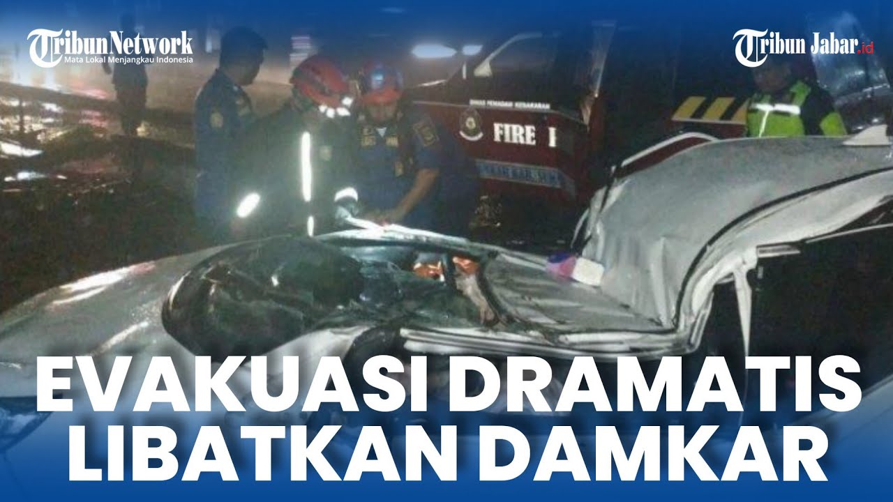 Detik-Detik Kecelakaan Maut Di Sukabumi, Dua Orang Tewas, Evakuasi ...