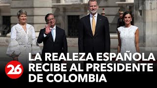 ESPAÑA | La realeza española recibe al presidente de Colombia Gustavo Petro