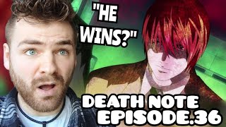 THE FINAL MEETING??!! LIGHT WINS?!! | DEATH NOTE EPISODE 36 | New Anime Fan! | REACTION