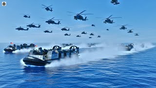 US Marines Showcase Amphibious Assault Capabilities From Sea to Land