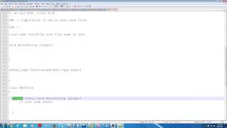 Java for mainframe batch session 1