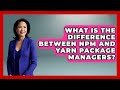 What Is the Difference Between npm and Yarn Package Managers? | JavaScript Toolkit News