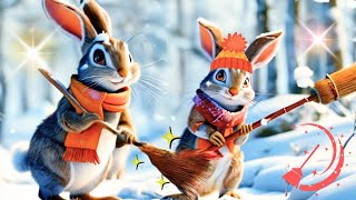 The Great New Year’s Clean Up 🧹🐰🐻🦁 - Kids New Year Songs