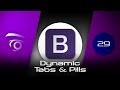 Bootstrap Dynamic Tabs and Pills | Tutorial
