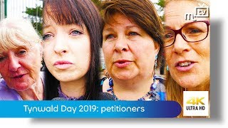 Tynwald Day: petitioners