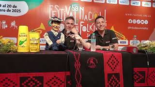 PIRULO EN CONFERENCIA DE PRENSA- FESTIVAL NACIONAL DE DOMA Y FOLCLORE DE JESÚS MARIA