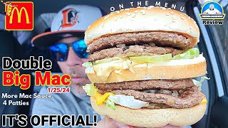 McDonald's® Double Big Mac is OFFICIALLY Back On The Menu! 🤡🍔🍔 | theendorsement