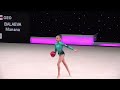 miss valentine tartu 2023 dominika hornikova pre junior 2011 rhythmic gymnastic hoop and ball