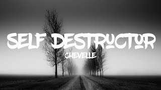 Chevelle - Self destructor (Lyrics Video)