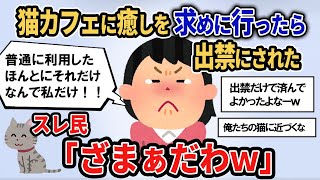 【報告者キチ】「マジでムカつく！？猫カフェへ癒しを求めに行ったらク〇店員に出禁にされたの！」スレ民「ざまぁだわｗ」【2chゆっくり解説】