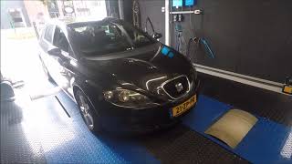 ERG Seat Leon 1.9 tdi remap and 0-100 stock vs tuned