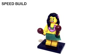 LEGO Collectable Minifigures Hula Dancer Set 8803-14 Speed Build